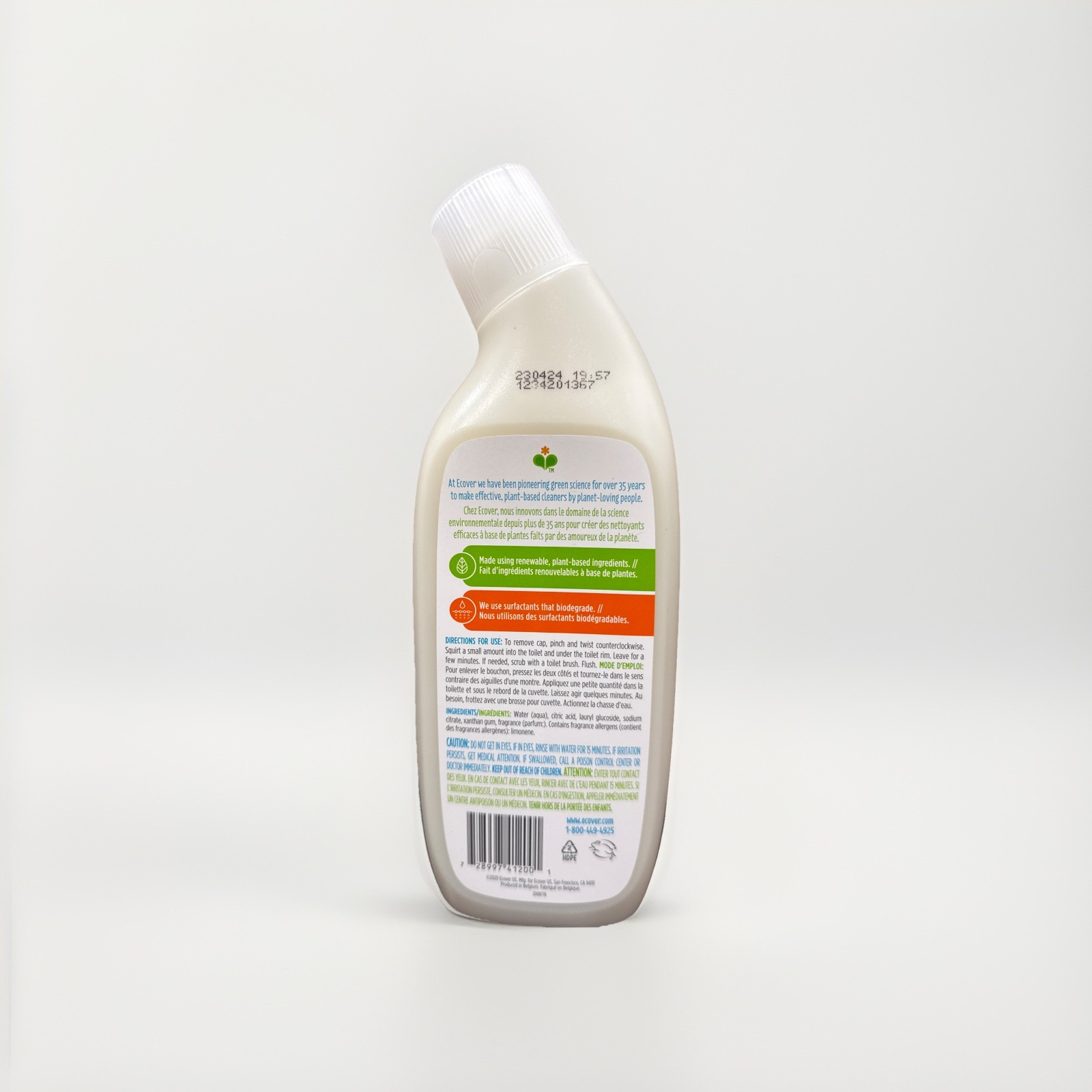 Ecover Toilet Bowl Cleaner, Pine Fresh, 25 oz – Eco-Friendly Cleaning