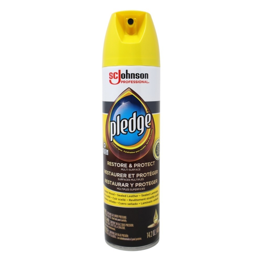 SC Johnson Professional Pledge Restore & Protect Furniture Spray, 14.2 Oz