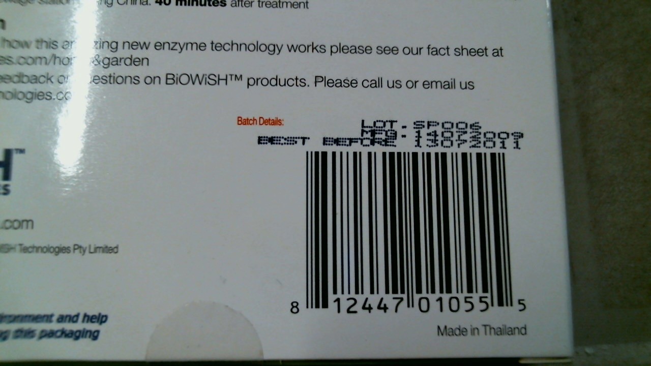 Biowish 01055 Septic Tank Aid, Removes Odors, Lot of 3, FREE SHIPPING