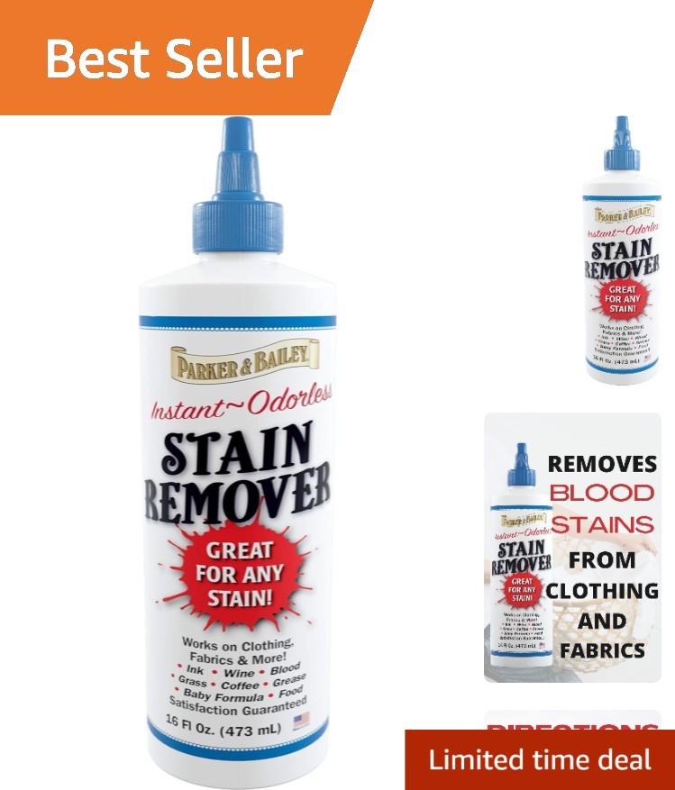Odorless 16oz Stain Remover for Blood, Chocolate & More – Multi-Surface Solution