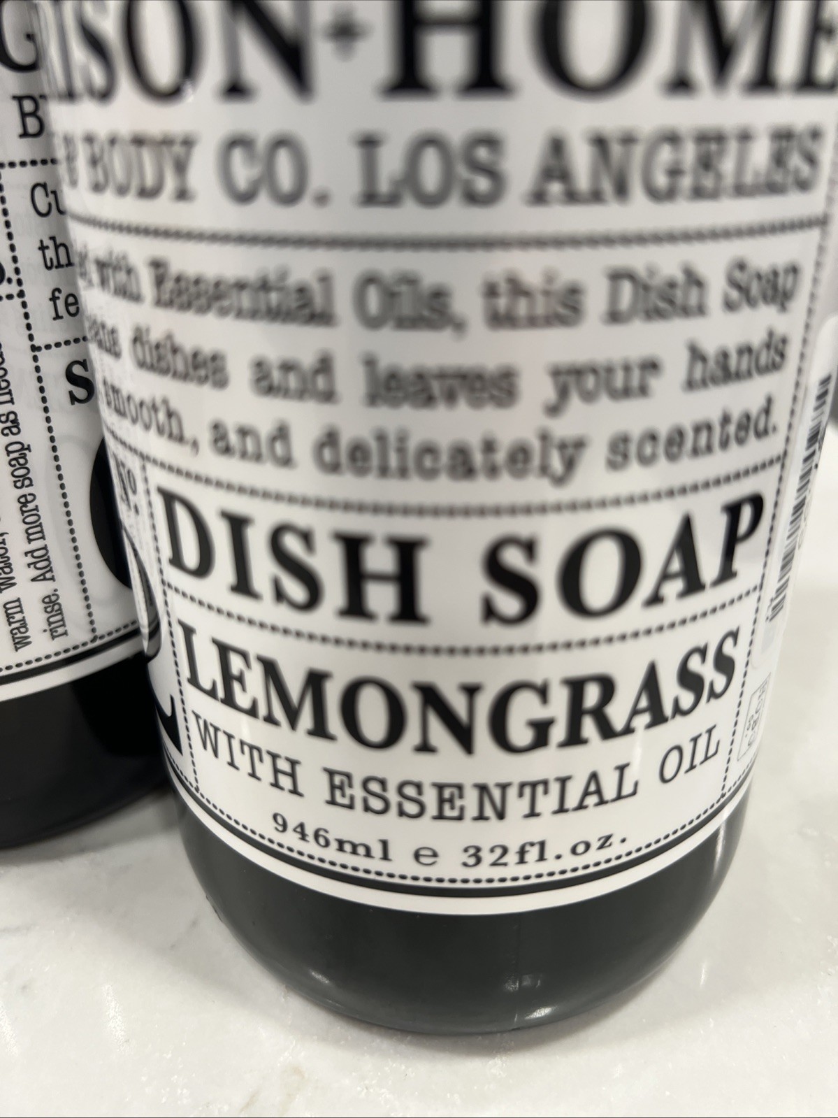 2x Garrison Home LemonGrass 02 Dish Soap Essential OiL JUMBO 32 oz Bottle NEW