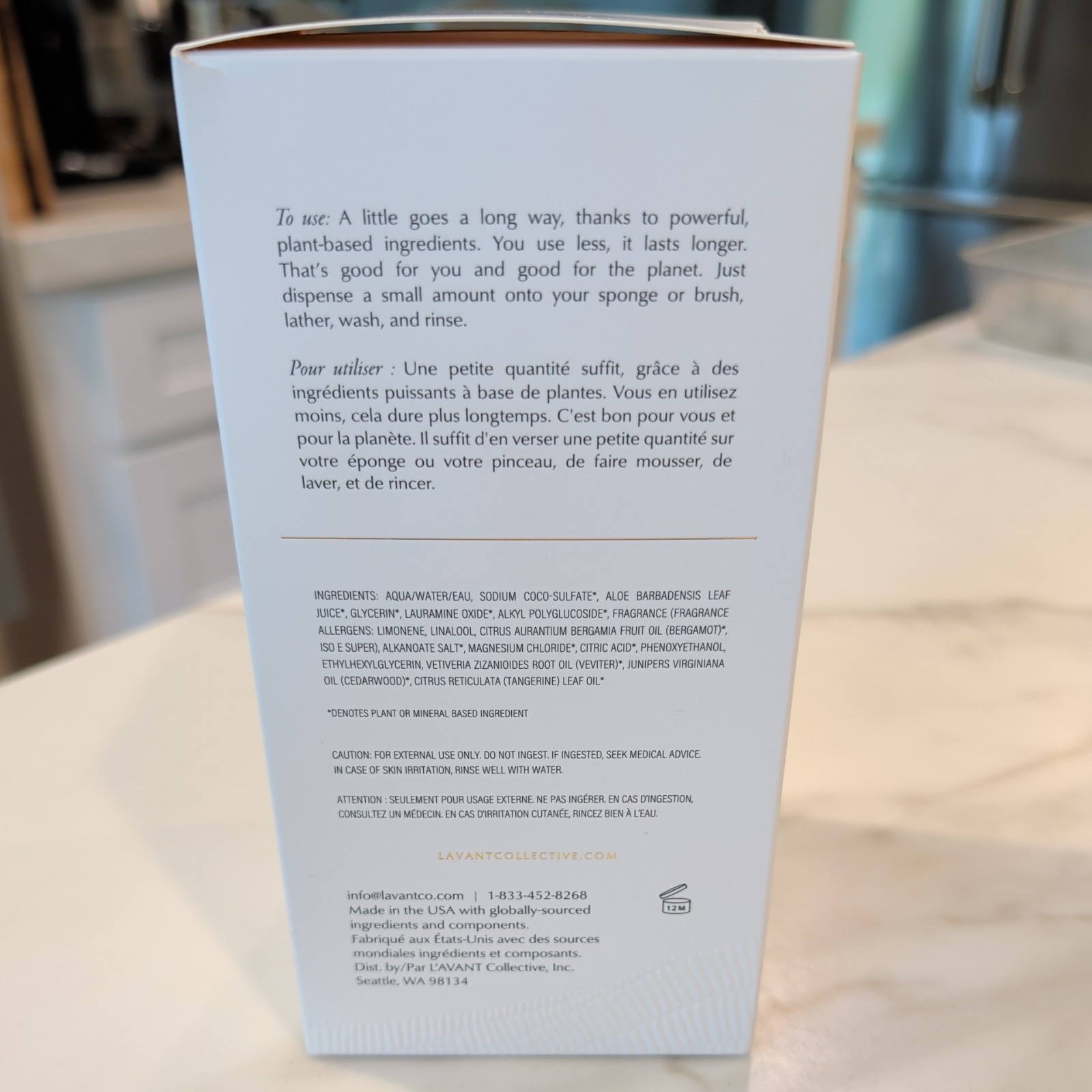 L’Avant High Performing Dish Soap | Plant-Based Ingredients