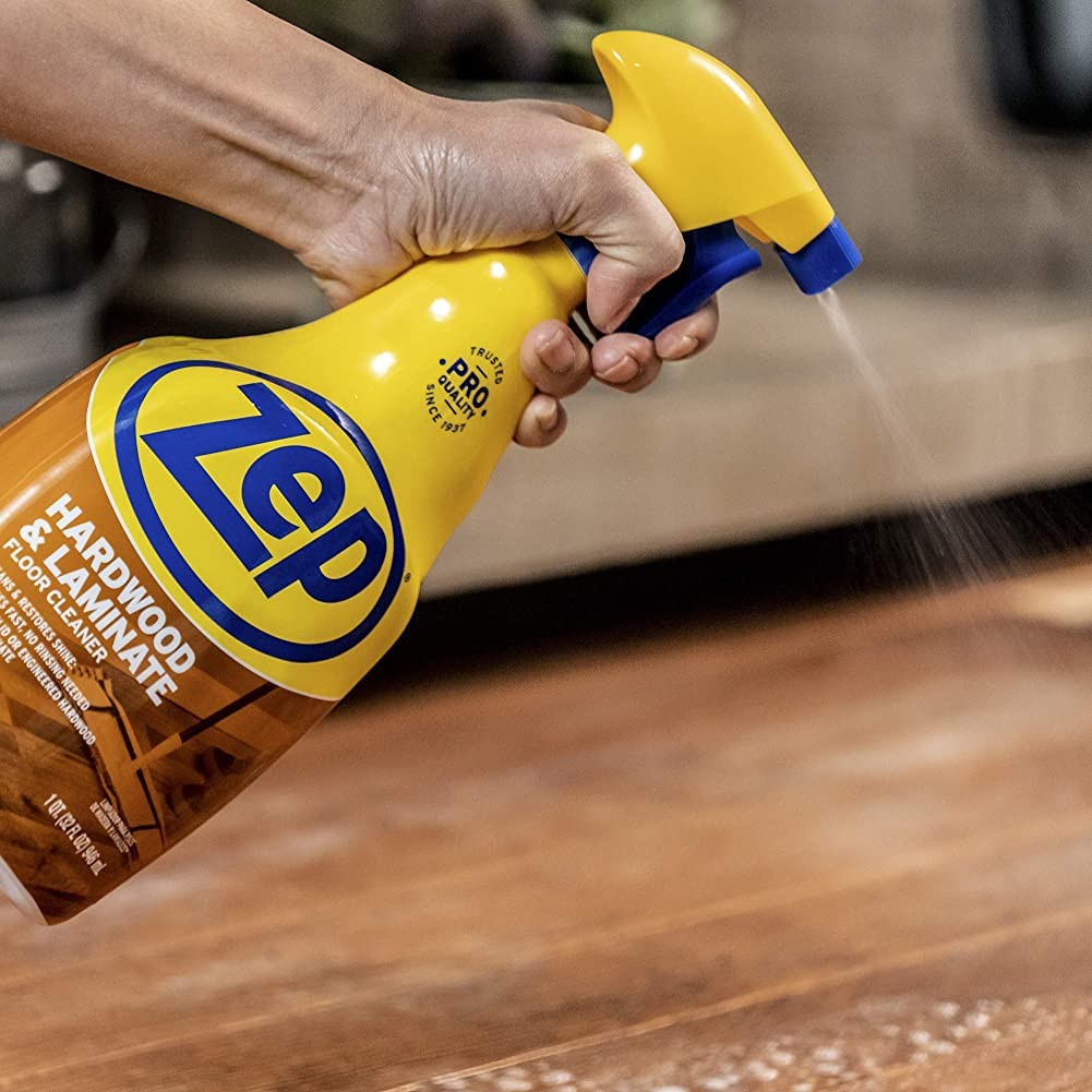 Zep Hardwood and Laminate Floor Cleaner – 32 Oz (Case of 4) – ZUHLF324