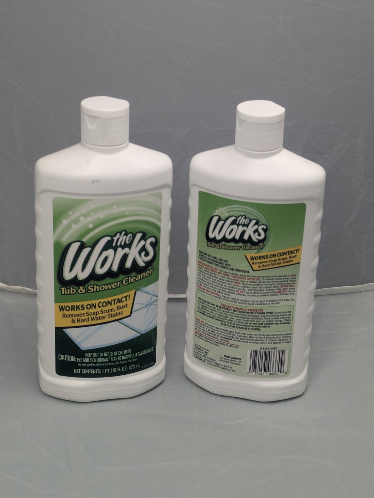 (6 Pack) The Works Tub & Shower Cleaner 16 oz Each Discontinued New