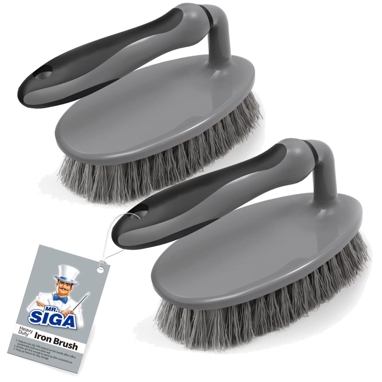 Bathroom and Kitchen Cleaning Brush Duo