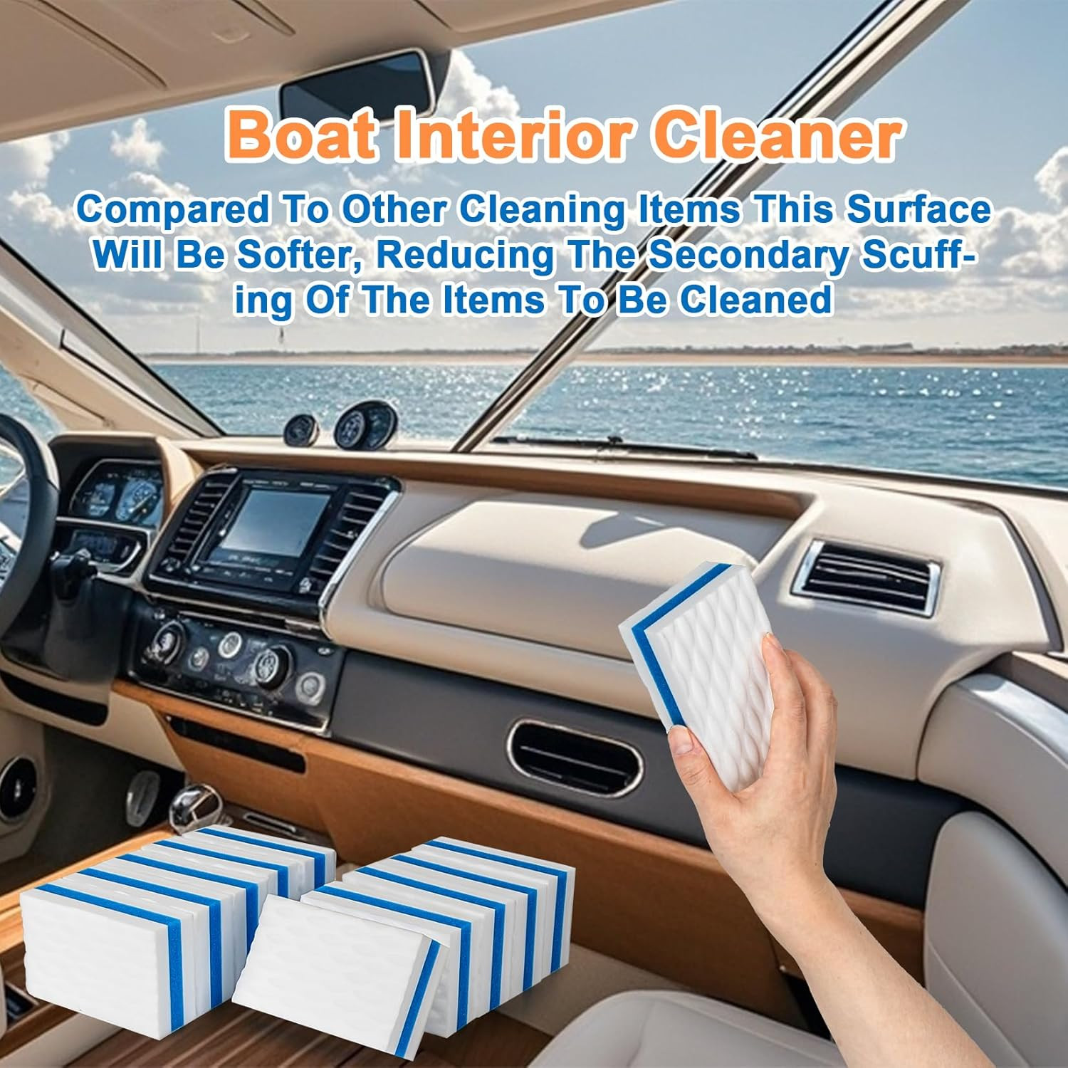 10PCS Boat Scuff Erasers – Boat Wipes Boat Accessories for Women and Men Magic