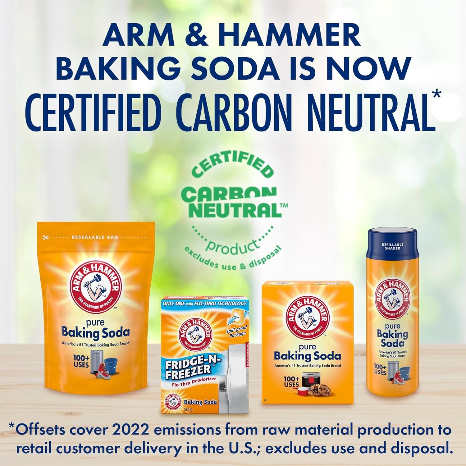 Arm & Hammer Baking Soda Fridge-n-Freezer Odor Absorber, Orange 14 oz Pack of 12