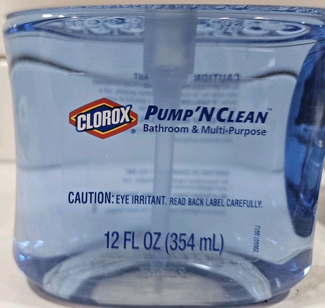 (1) Clorox Pump N Clean BATHROOM & MULTI-PURPOSE Cleaner 12oz RAIN