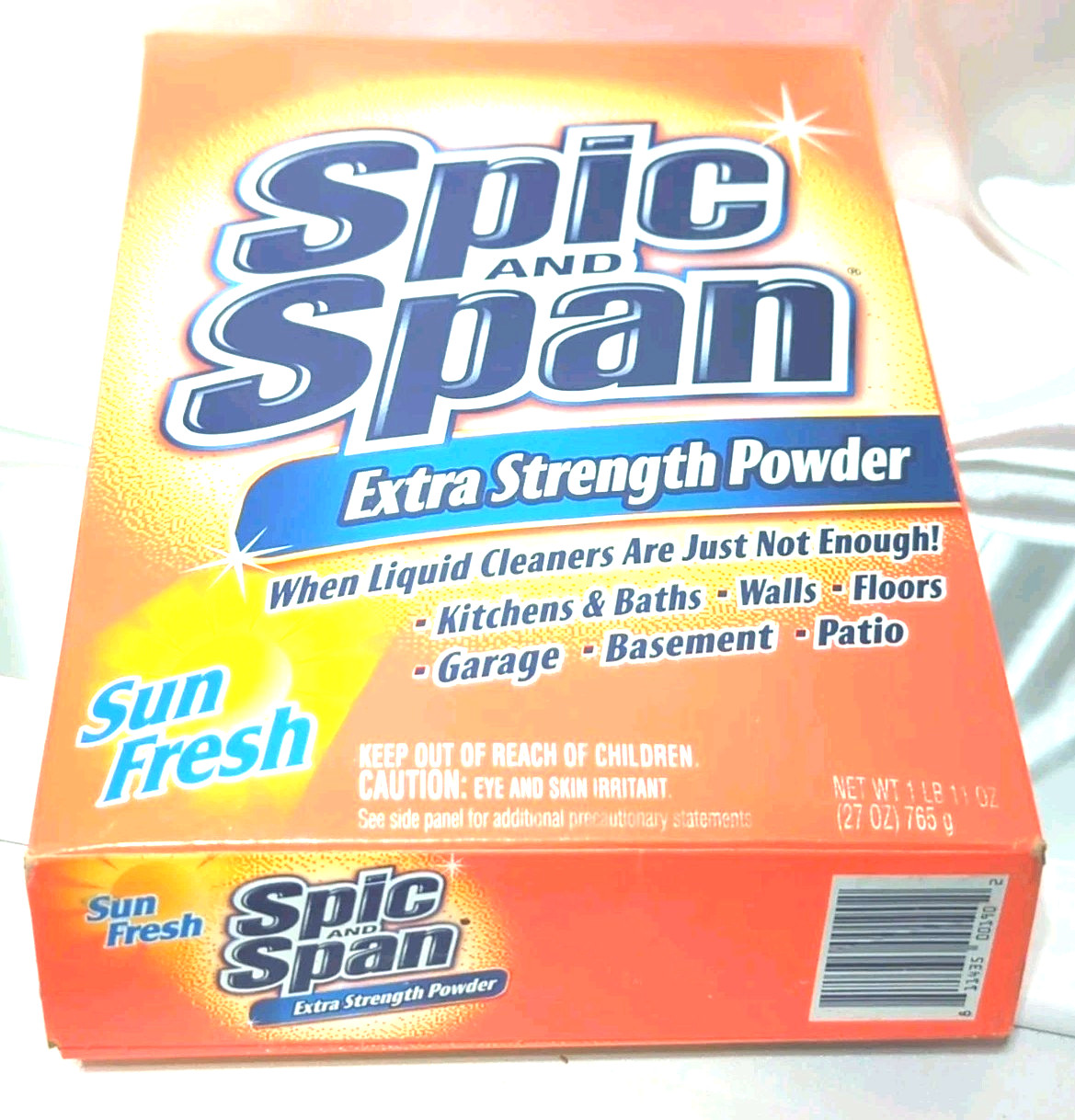 Spic & Span Extra Strength Powder Sun Fresh 1 lb 11 oz Discontinued RARE HTF