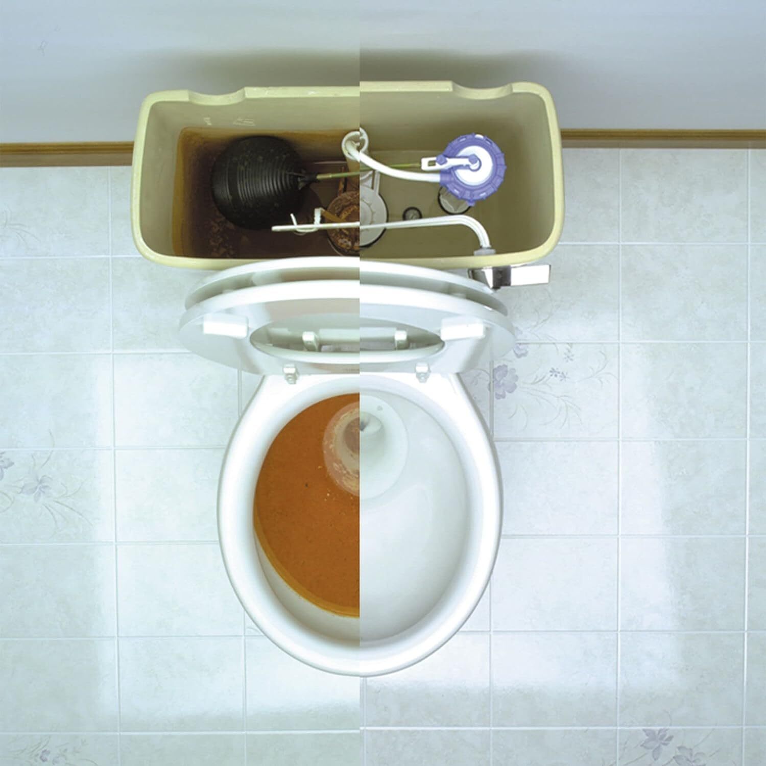 Limpiador Automatico De Tazas De Inodoro, Repele El Oxido Y Las Manchas De A…