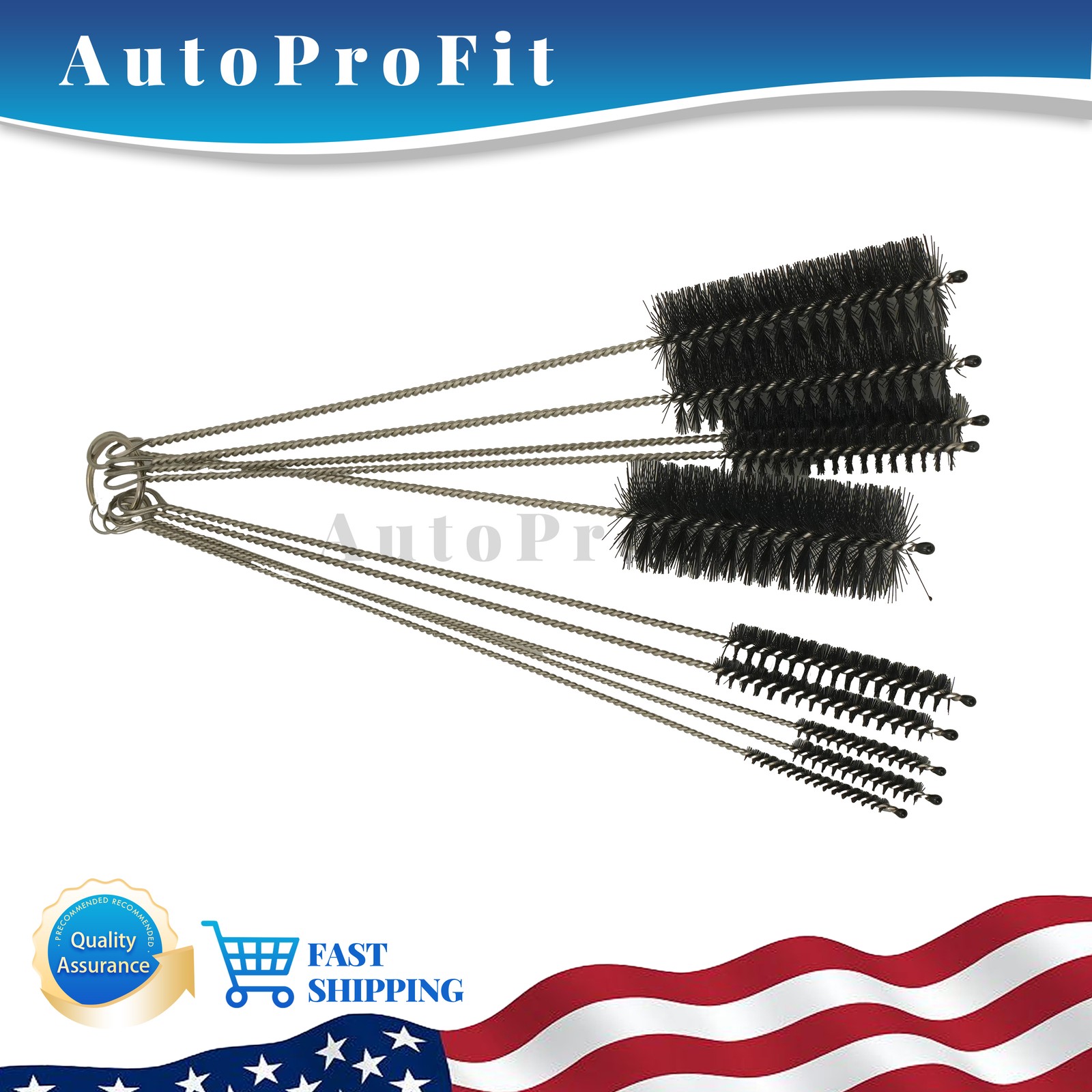 10PCS Set Nylon Cleaning Straw Brush Cleaner Bottle Tube Pipe Small Long US