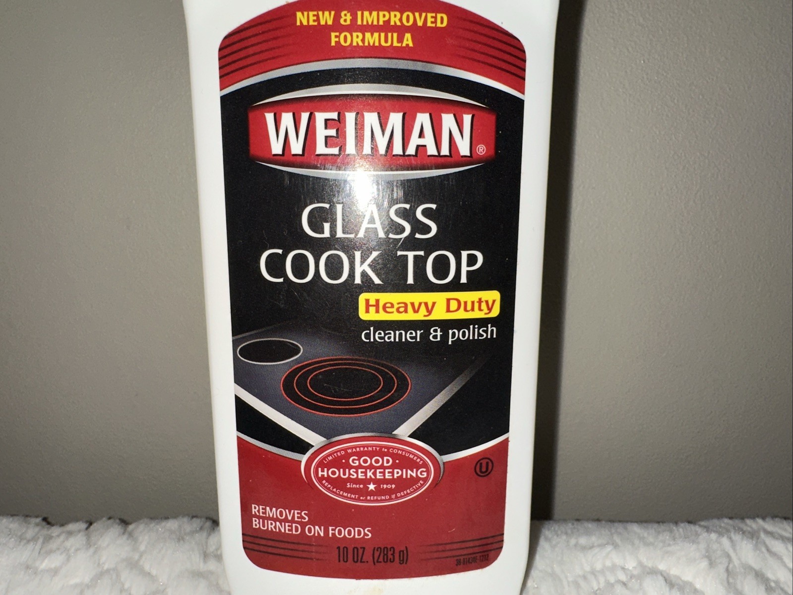 Weiman Ceramic/Glass Cooktop Cleaner & Polish Heavy Duty For Stove Top 10 oz