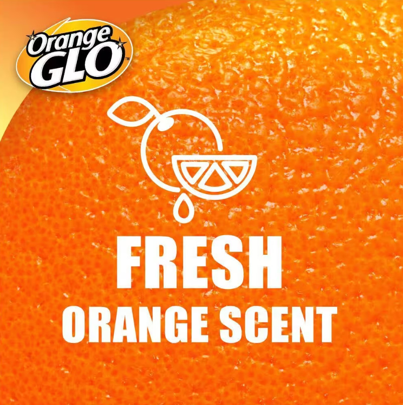 Orange GLO 4-in-1 Hardwood Floor Monthly Polish Protects Shines Revitalizes 24oz