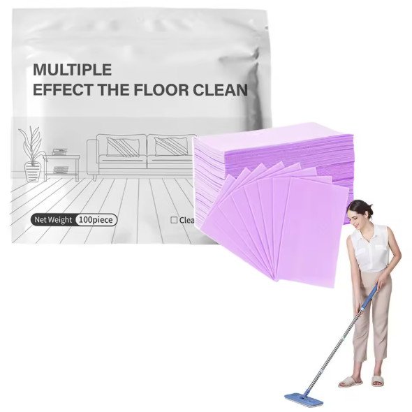 100PCS Multi-surface Floor Cleaning Tablets, Multiple Effect the floors Clean US