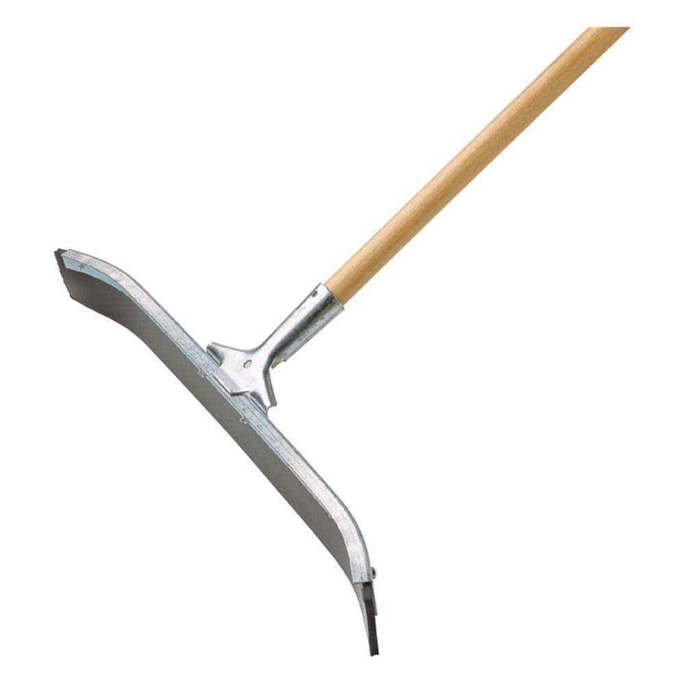 Ettore Floor Squeegee 24″ Industrial Curved Galvanized Steel Scraper Neoprene