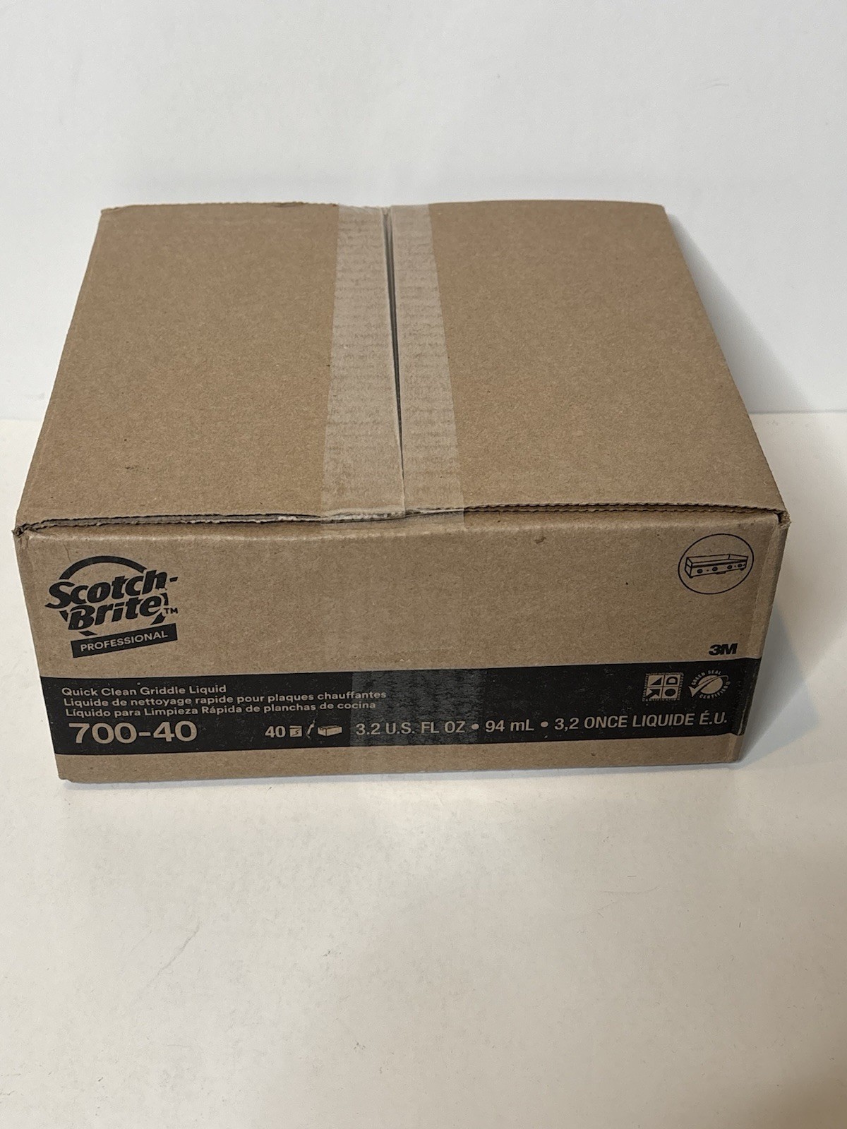 3M Scotch-Brite 70040 Quick Clean Griddle Liquid – 40 Pack