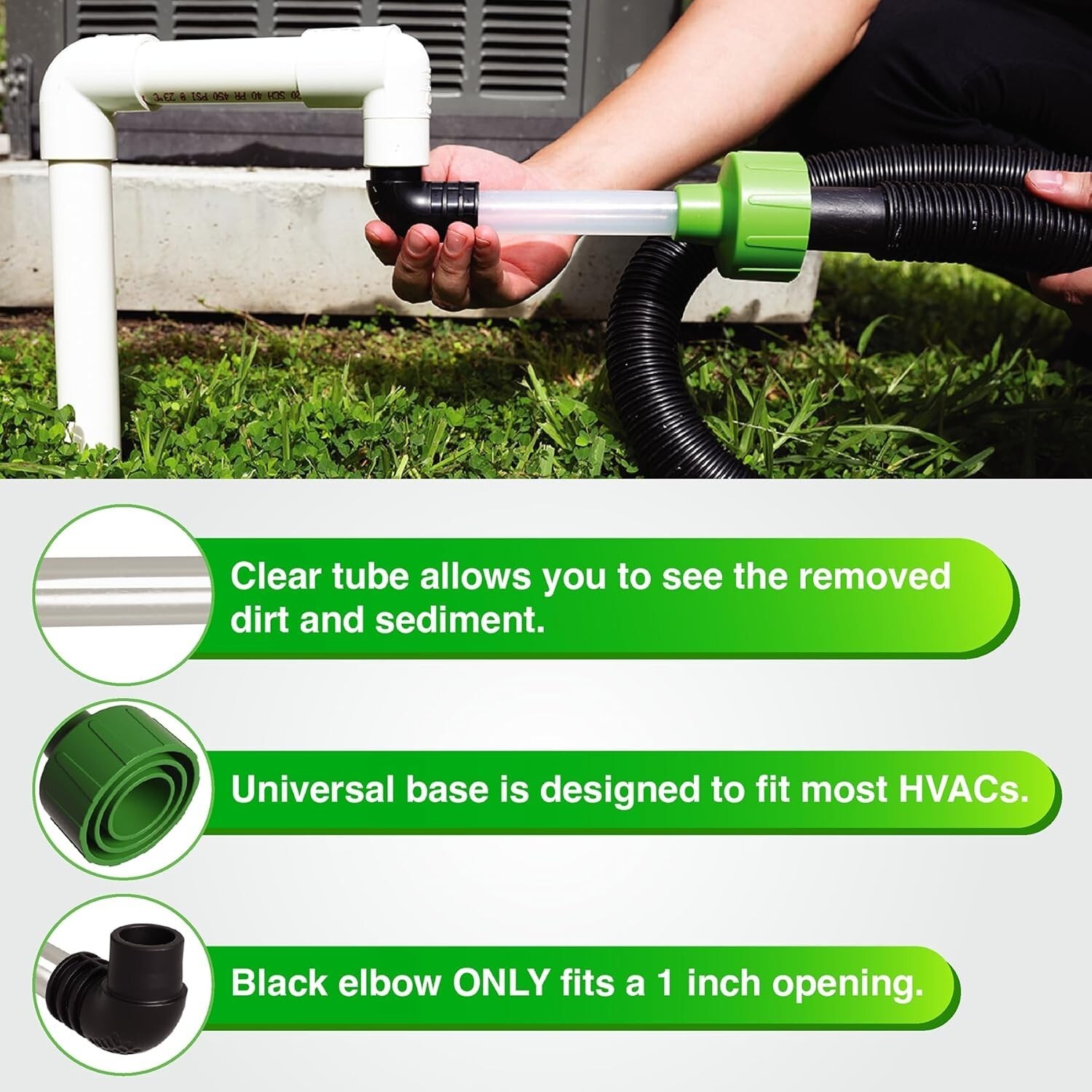 AC Drain Line Cleaner Adapter – Quickly Unclog Your HVAC Condensate Line