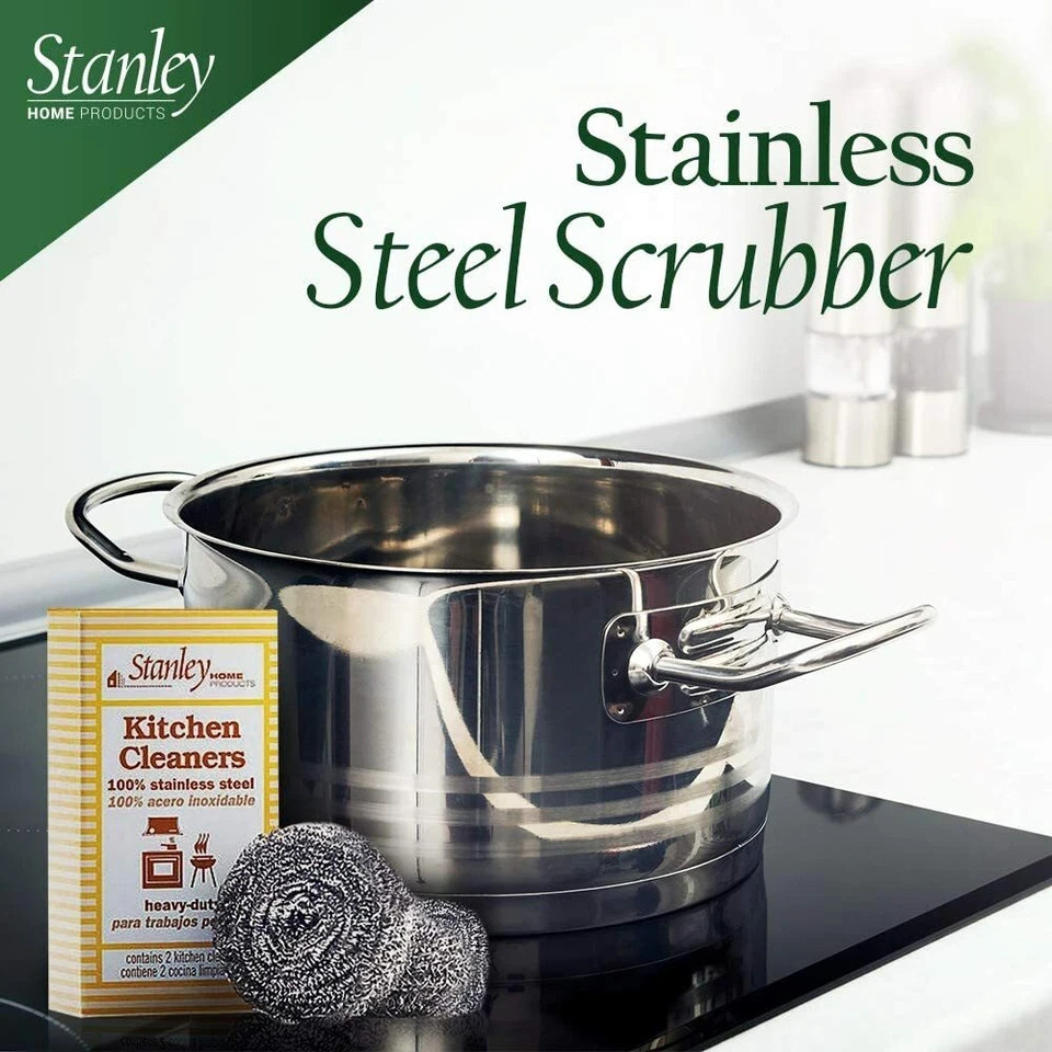 Stanley Home Products Stainless Steel Kitchen Scouring Cleaners (2 Cleaners)
