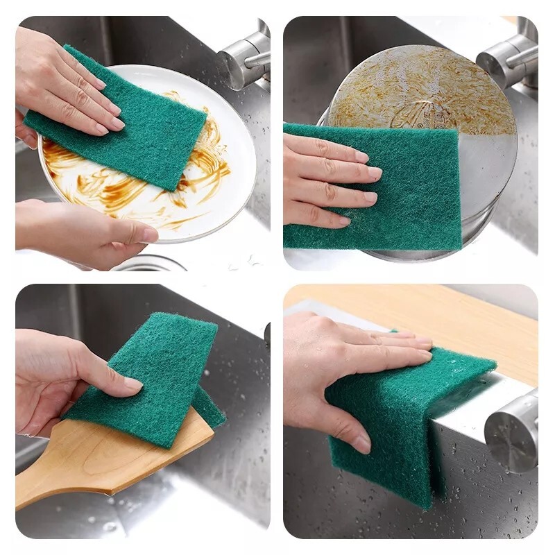 New 21pc Heavy Duty Scour Pads Household Kitchen Cleaning Scrubber Extra Thick