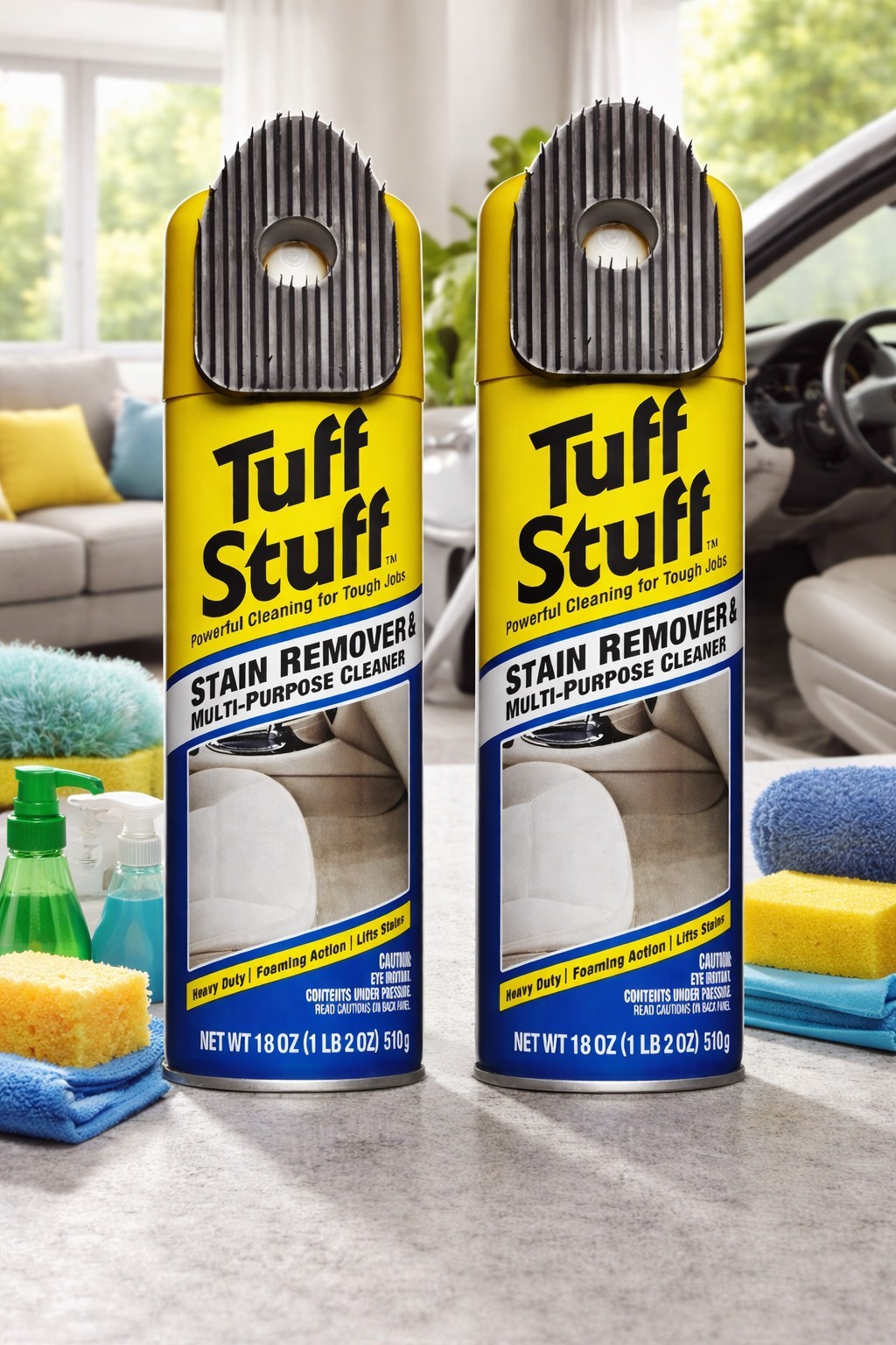 Tuff Stuff Heavy Duty Stain Remover Multi Purpose Cleaner 18 Ounce .2 Pk.