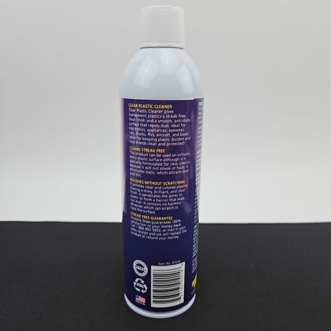 Invisible Glass 91014 19-Ounce Clear Plastic Cleaner Protectant and Polish