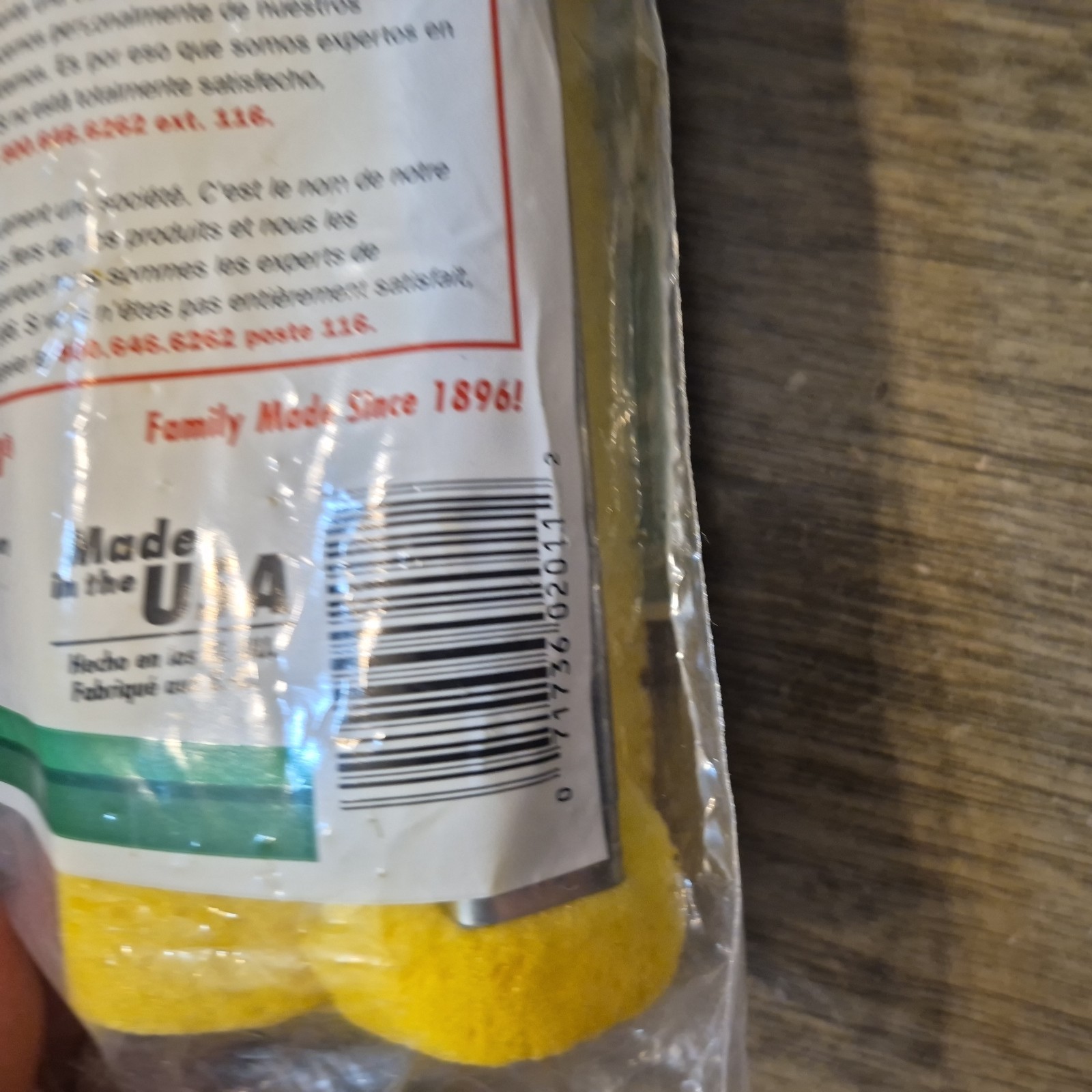 NIP Libman Nitty Gritty Roller Mop Refill 9” #02011 Made In USA