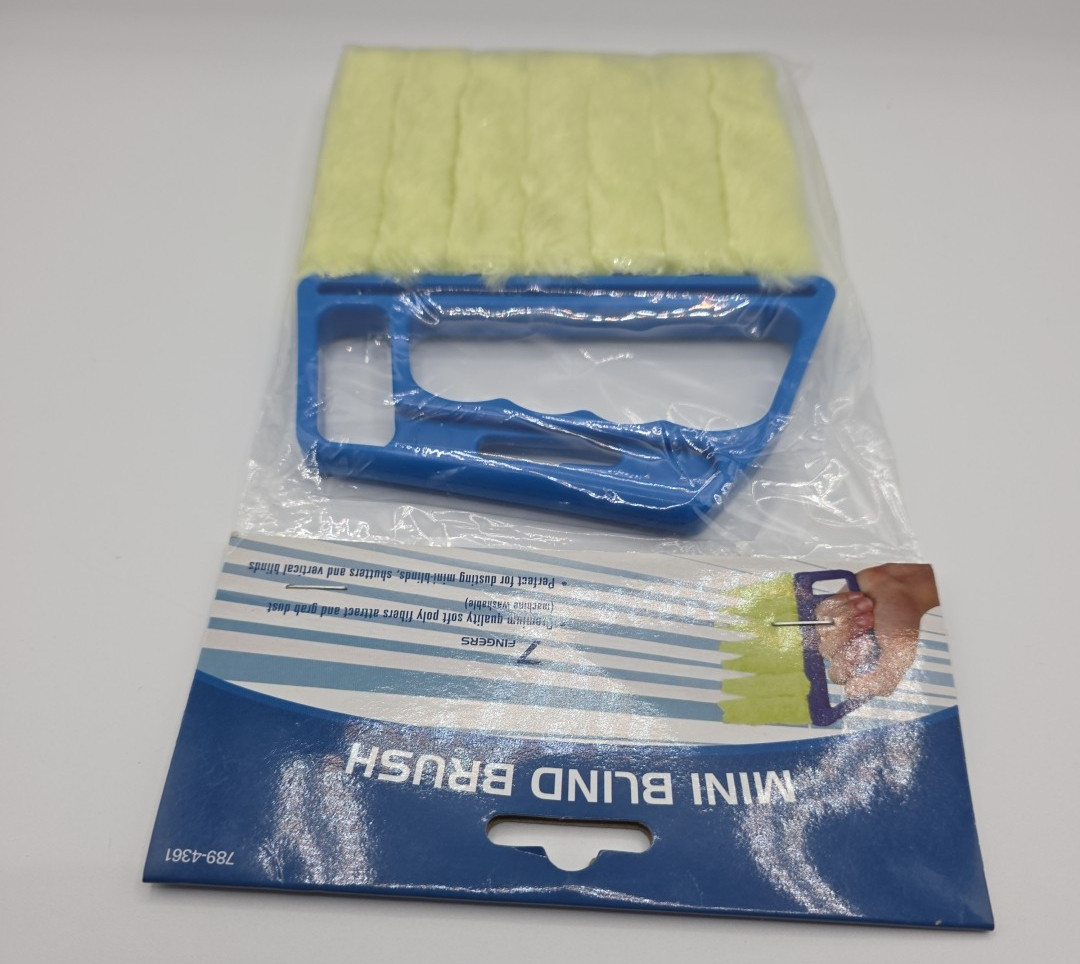 Window Venetian 7 Finger Dusting Cleaner Tool Mini Blind Duster Brush Dust..