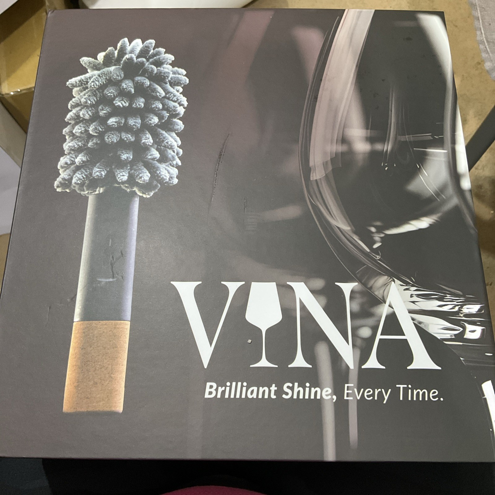 Vina Rechargeable Wine Glass Cleaner And Polisher
