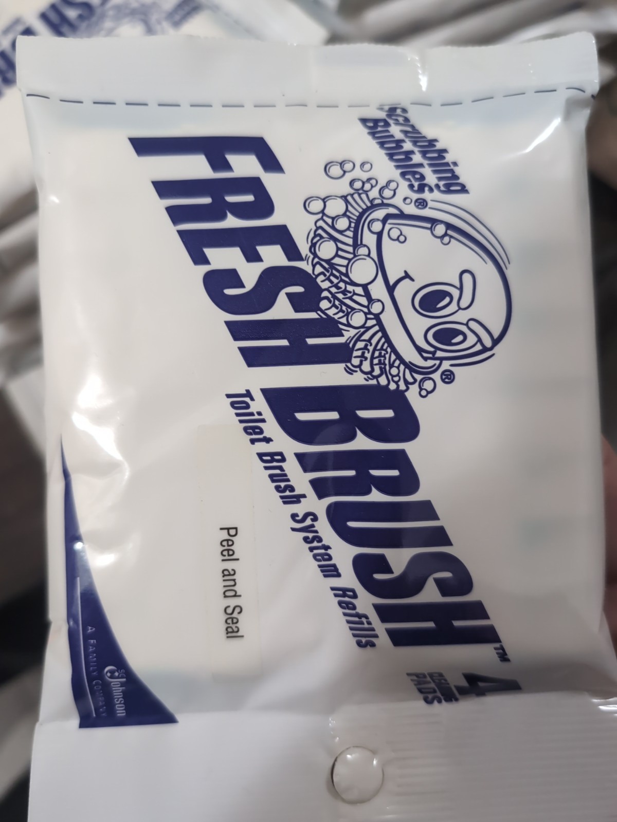 Scrubbing Bubbles Fresh Brush 40 Count Flushable Refill Pads Toilet Cleaner