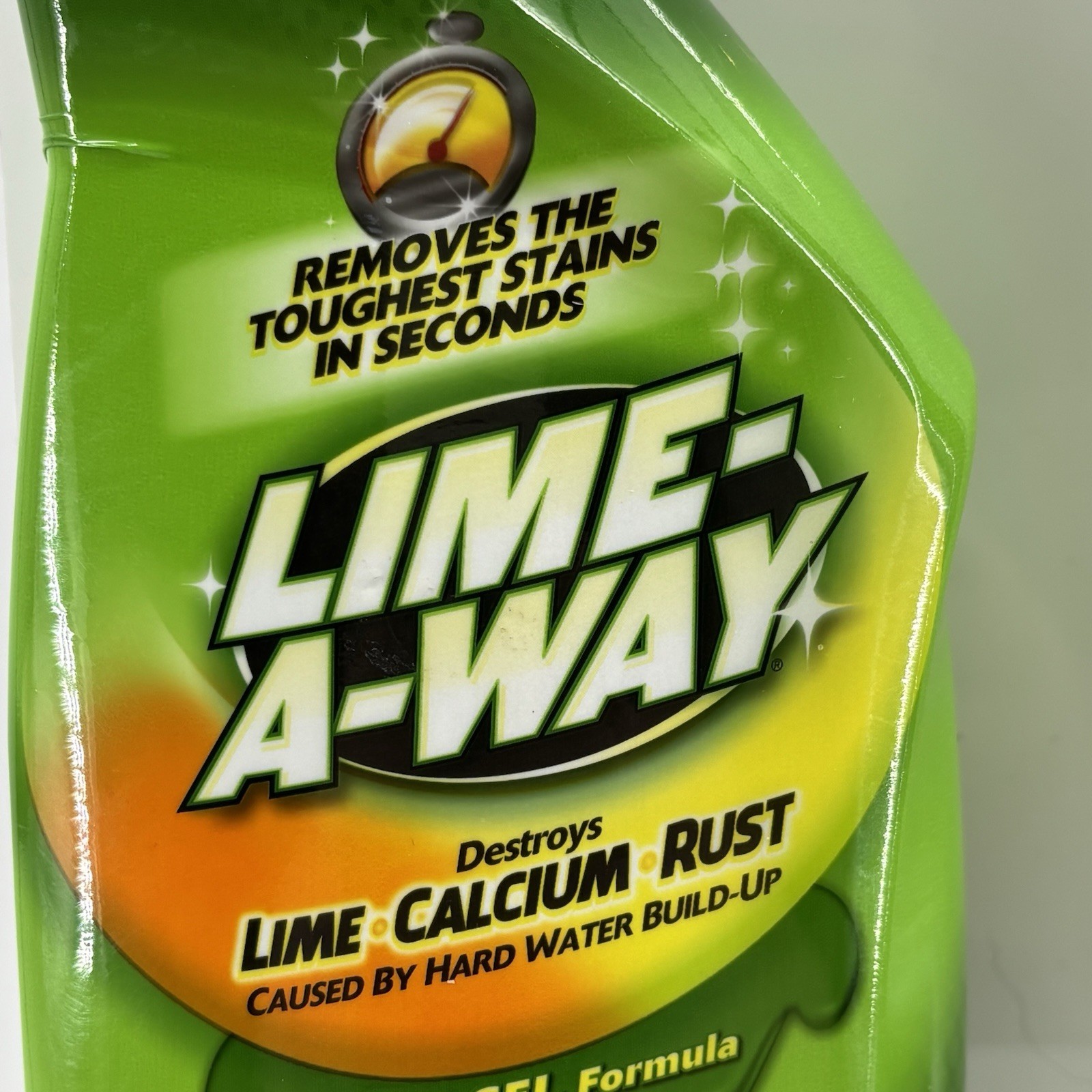 2 Lime-A-Way Toilet Bowl Cleaners Thick Gel Formula 16 oz Rust Lime Calc Remover