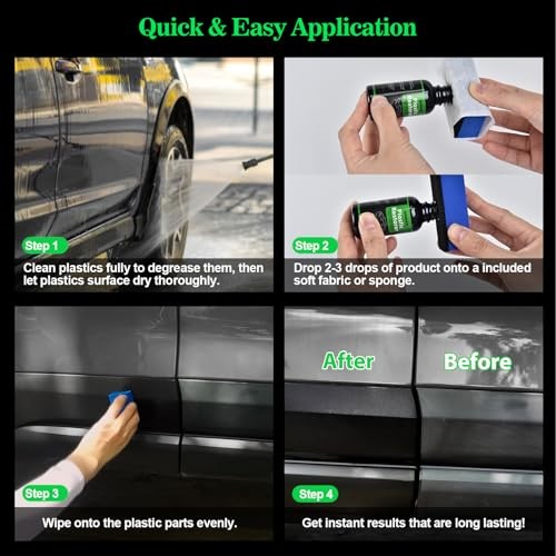 NADAMOO Plastic Restorer, Highly Concentrated Ceramic Coating for Cars, 30ml