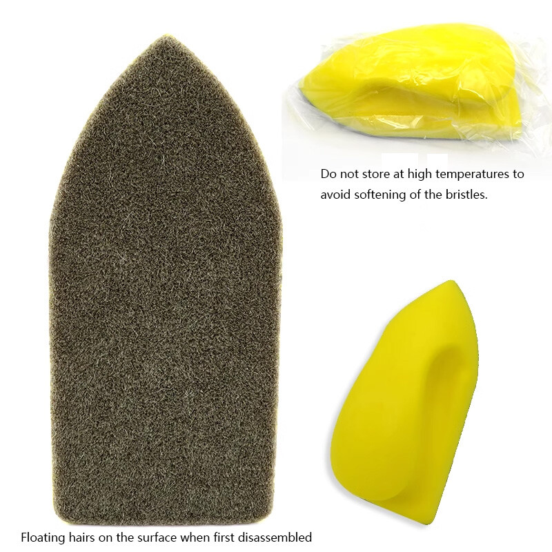 55mmx120mm Car Leather Seat Care Detailing Clean Nano Brush Auto Interior Wash