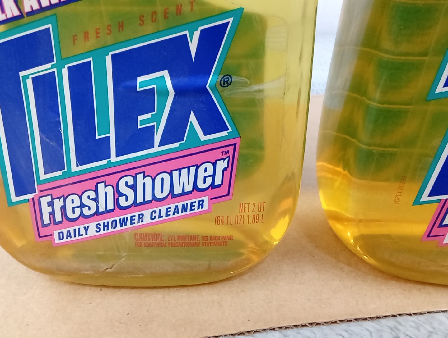 2x Tilex Daily Shower Cleaner Spray Refill 64 oz Bottle Fresh Shower FADED