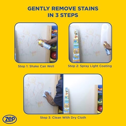 Foaming Wall Cleaner 18 oz Scrub Free Formula Spray Removes Scuffs Stains Paint