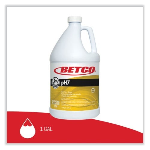 4 Pack Gallon Lemon Betco PH 7 Floor Cleaner