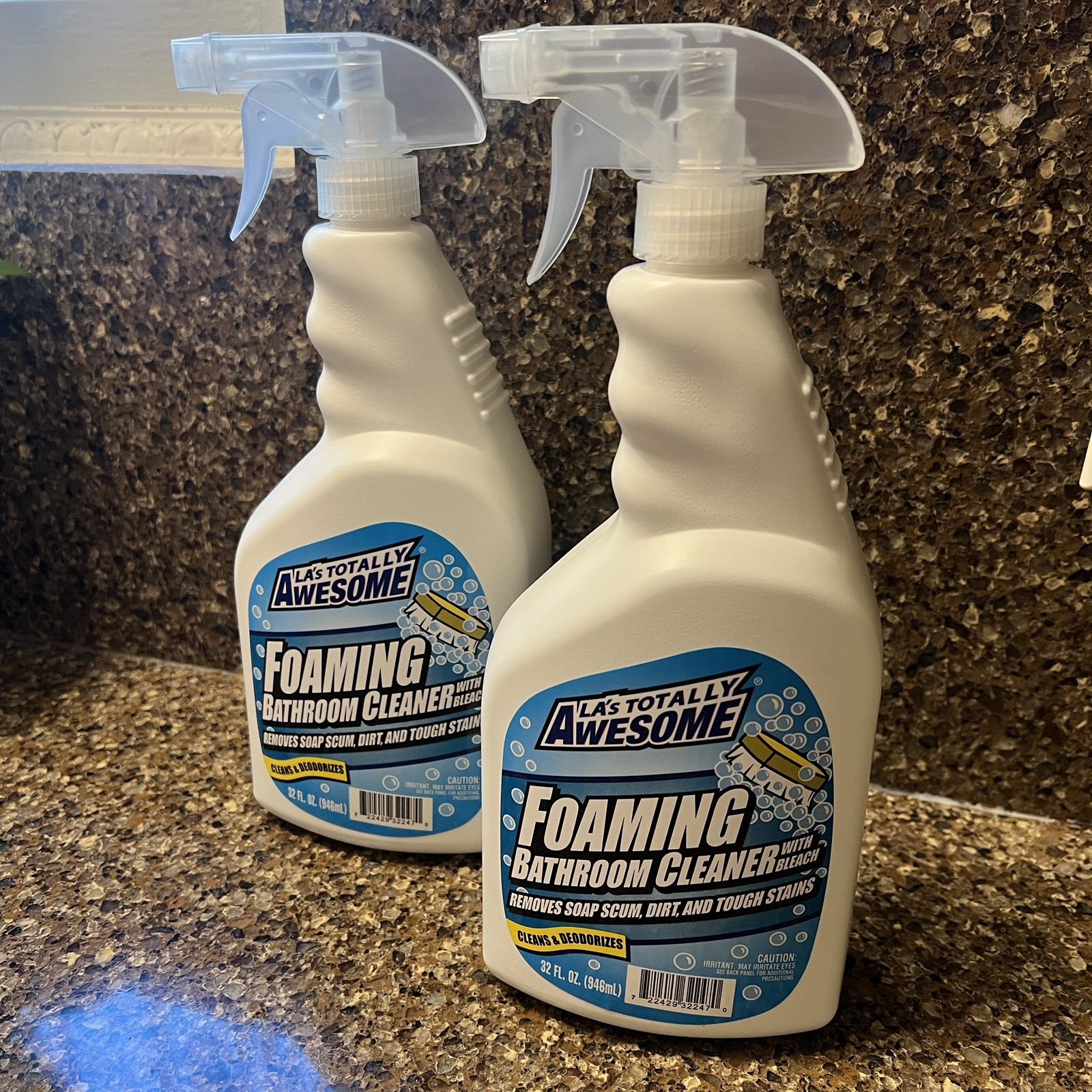 Pack of 2 -LA’s Totally Awesome Foaming Bathroom Cleaner (32 Fl Oz)