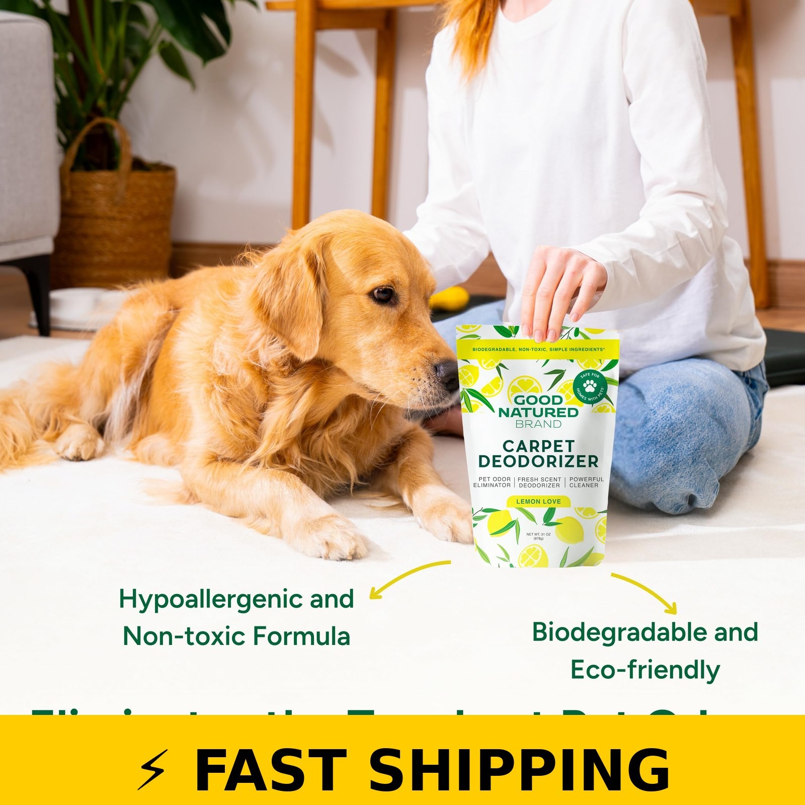 Good Natured Carpet Deodorizer 31 oz – Pet Odor Eliminator