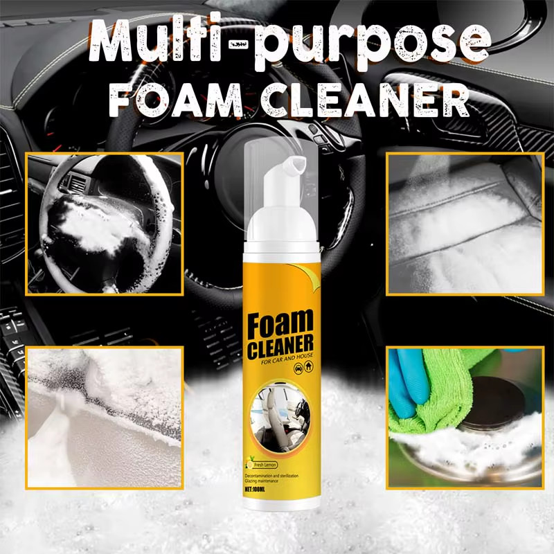 SEAMETAL 150/60Ml Multi-Purpose Foam Cleaner Spray Car Home Interior Cleaner Foa