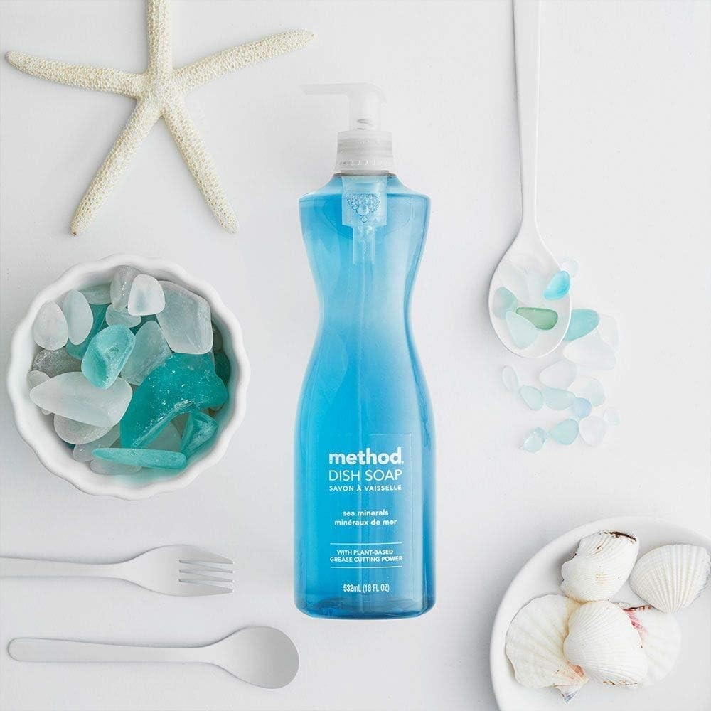 Gel Dish Soap Sea Minerals Scent Tough on Grease & Stuck-on Food Cruelty Free