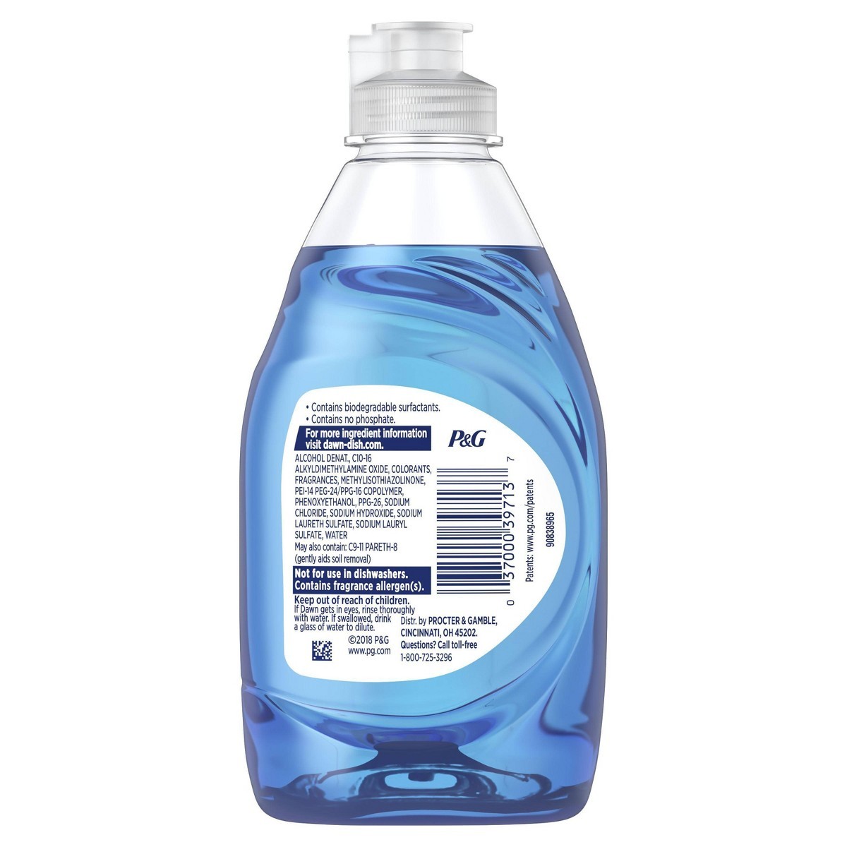 Dawn Ultra Dishwashing Liquid Dish Soap – Original – 38 fl oz