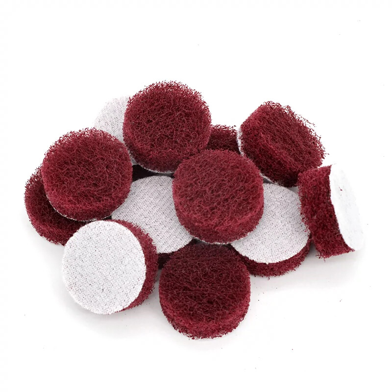 1 Inch 25mm Round Flocking Scouring Pad Cleaning Cloth Sanding Disc 240#-800#