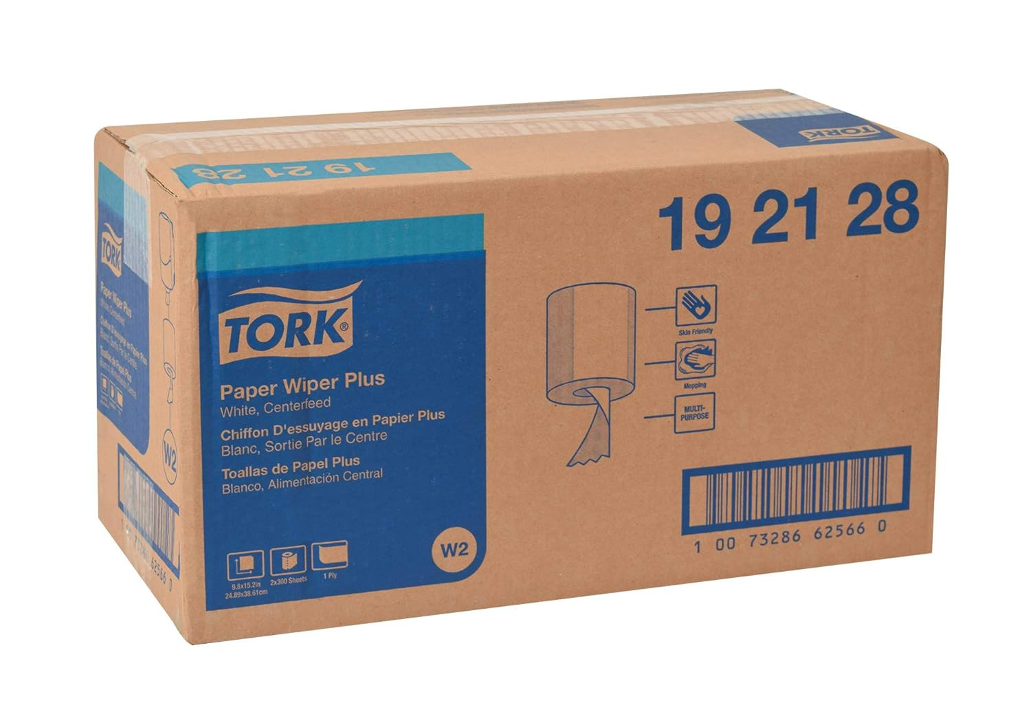 Paper Wiper plus White W2, 2 X 300 Sheets, 192128