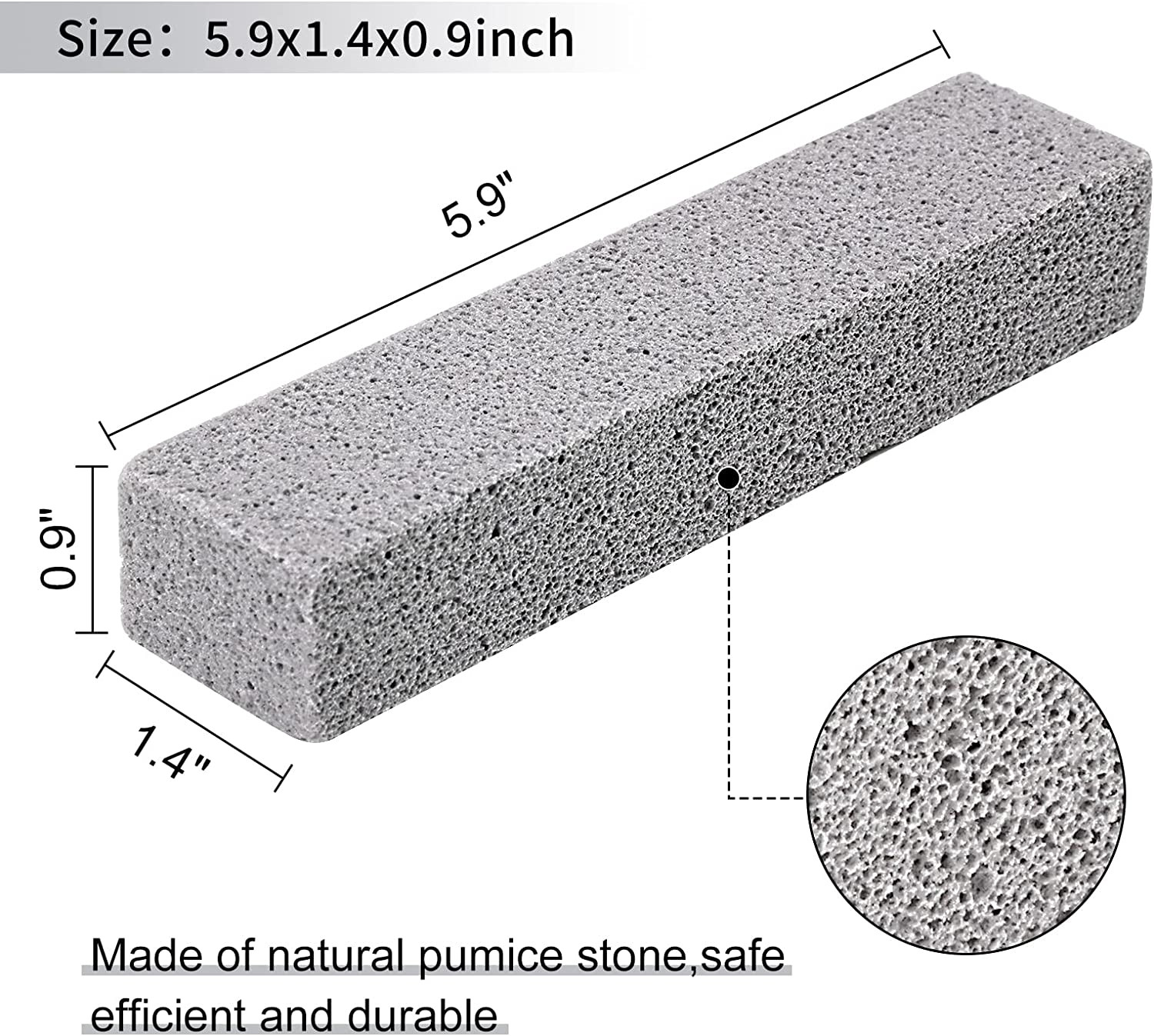 36 Pack Pumice Stones for Toilet Cleaning Bowl Stick,Pumice Scouring Pad Pumice