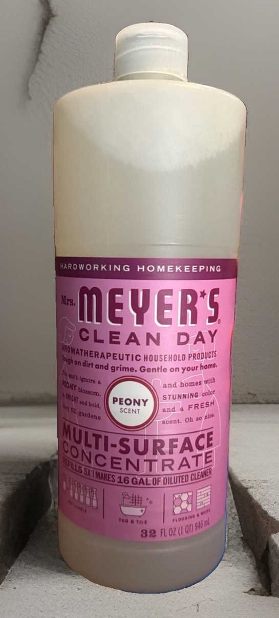 Mrs. Meyer’s Peony Multi-Surface Cleaner Concentrate 32 fl oz – 2 Pack