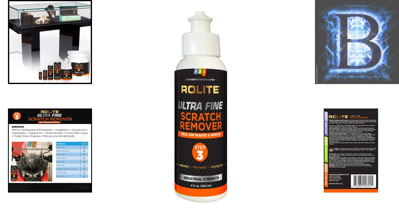 Ultra Fine Scratch Remover for Plastic & Acrylic – 4oz, Perfect for Headlights