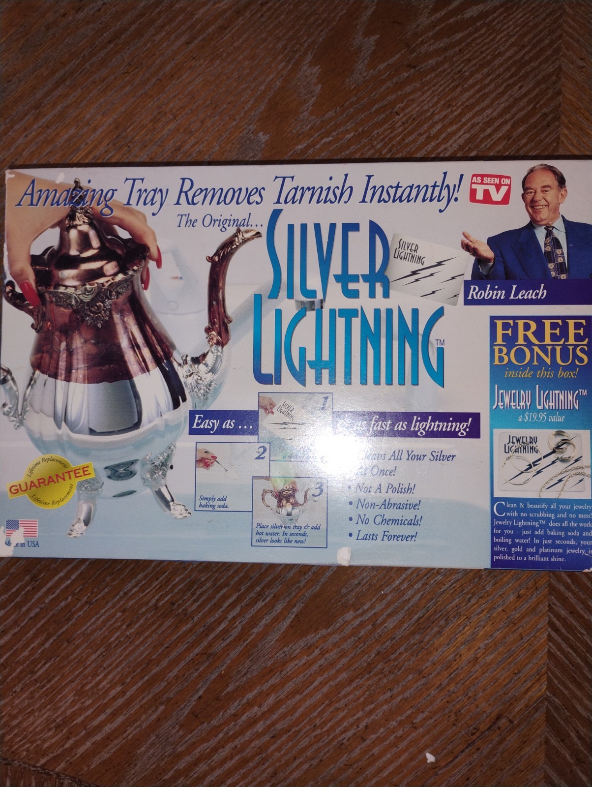 The Original Silver Lightning Tarnish Remover Gold Copper Stainless Steel ASOTV