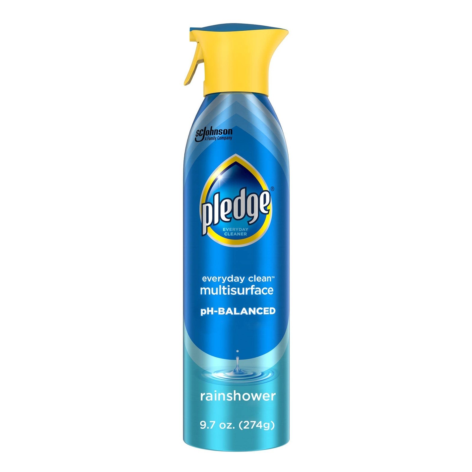 Pledge pH-Balanced Multisurface Spray, 9.7 Ounce, Rainshower