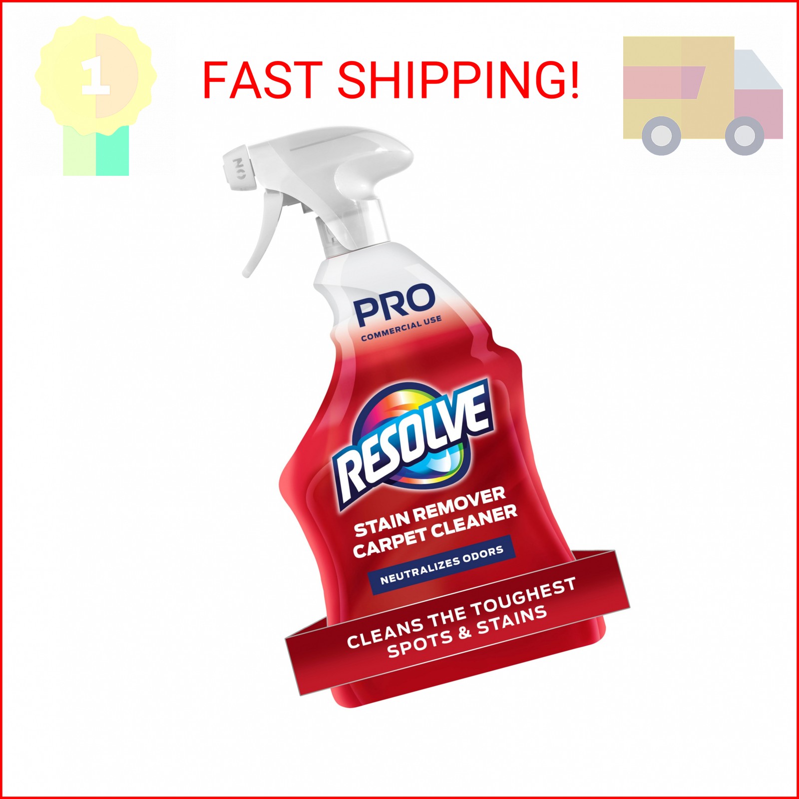 Resolve Professional Strength Spot and Stain Carpet Cleaner, Carpet Cleaner, Car