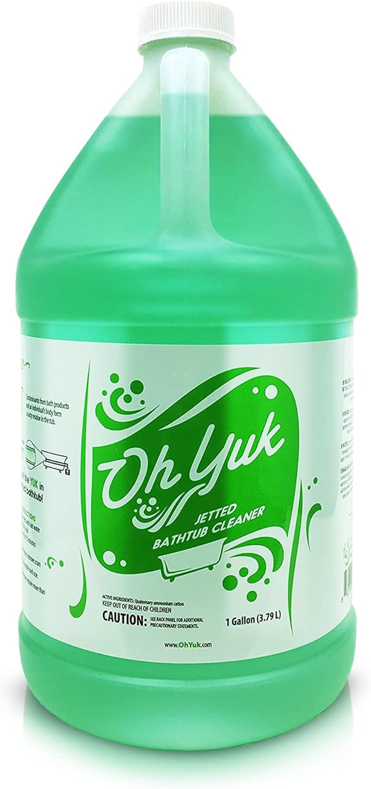 oh yuk Jetted Tub Cleaner for Jacuzzis, Bathtubs, Whirlpools, The Most Effective