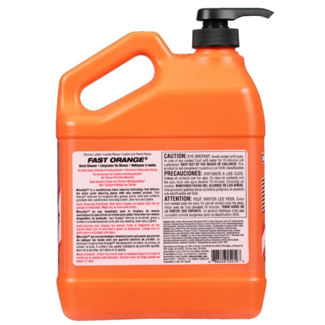Fast Orange Pumice Hand Cleaner, 1 Gallon Orange Scented – 25219